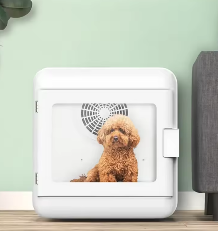 Smart pet dryer box for dogs and cats — quiet, automatic dog dryer for safe, stress-free grooming.

