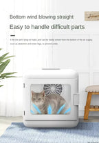 Smart Pet Dryer Box with 360° Airflow | Automatic Dog & Cat Drying Cabinet with Temperature Control & Quiet Operation