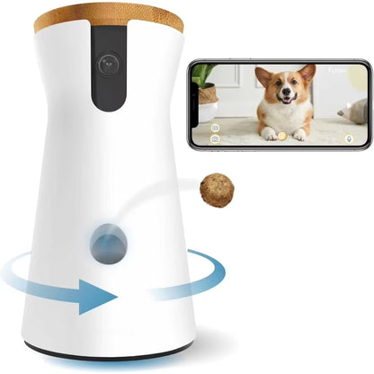 🐶 360° Dog Camera – Smart Pet Camera with Treat Dispenser & Barking Alerts