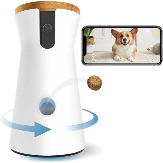 🐶 360° Dog Camera – Smart Pet Camera with Treat Dispenser & Barking Alerts