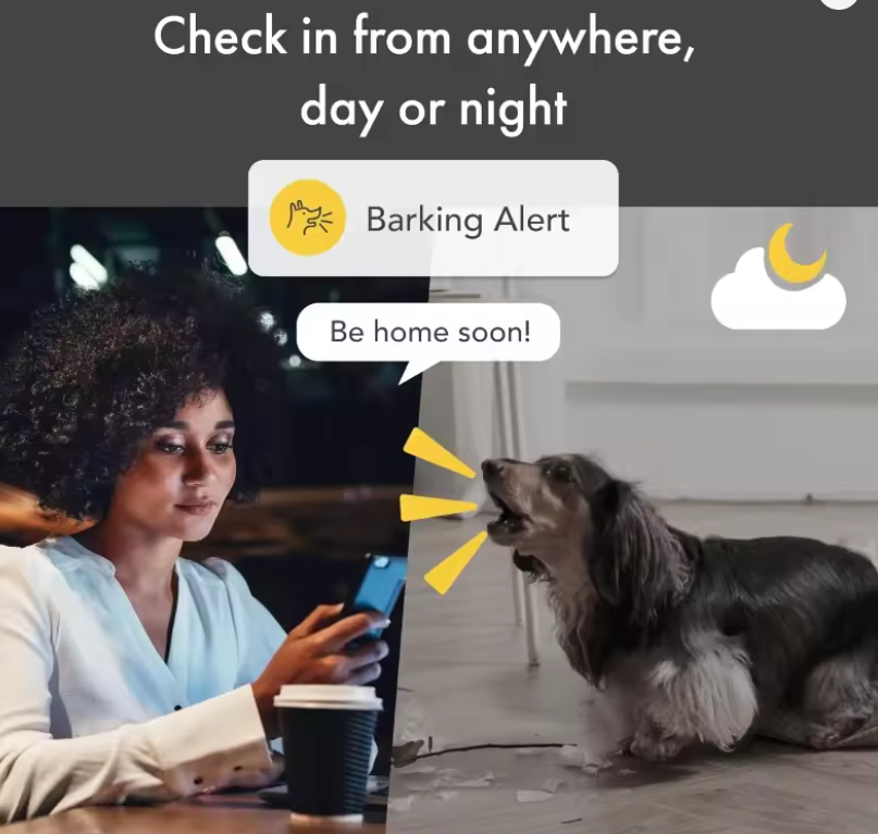 🐶 360° Dog Camera – Smart Pet Camera with Treat Dispenser & Barking Alerts
